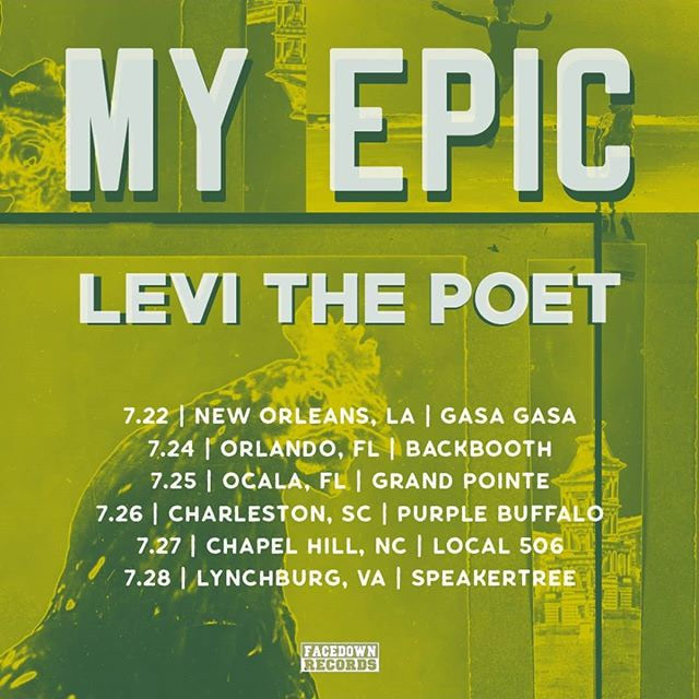 My Epic / Levi the Poet Tour 2018